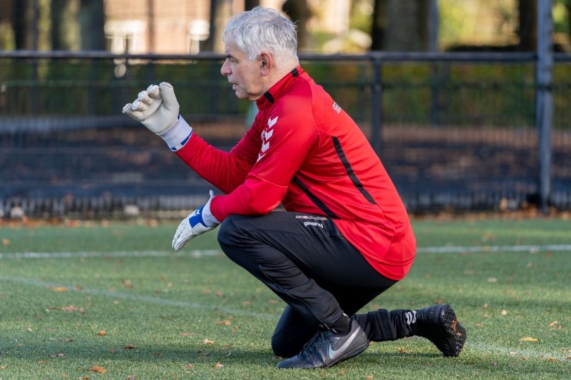 Foto bij John Hafkamp ook komend seizoen keeperstrainer bij de jeugd