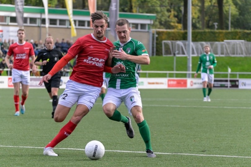 Foto bij Excelsior'31 en VVOG Harderwijk aan elkaar gewaagd (2-2)