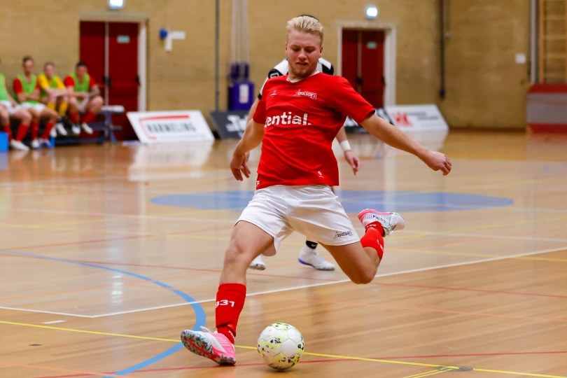 Foto bij Zaalvoetballers Excelsior’31 halen uit tegen FC Botafogo