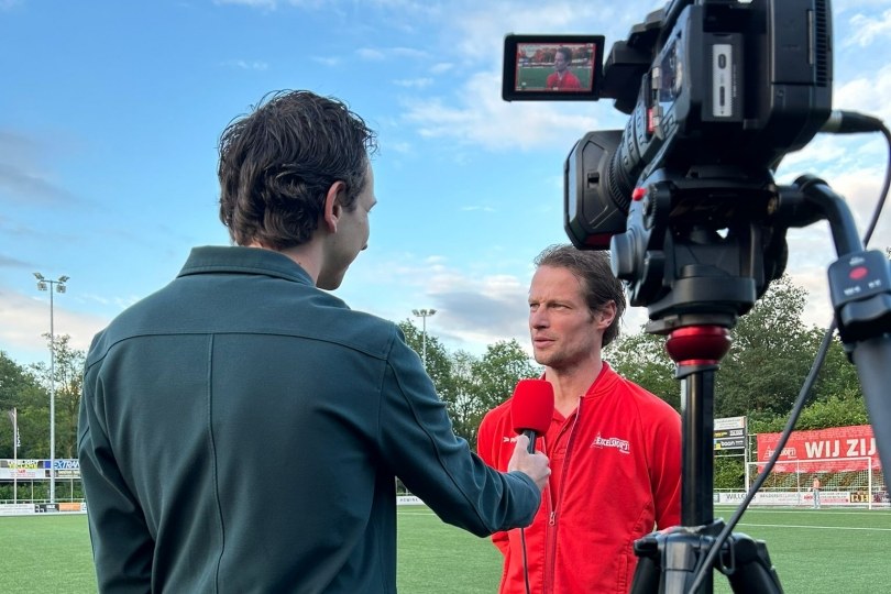 Foto bij Afscheidsinterviews Excelsior'31 TV met vertrekkende spelers en staf van het eerste elftal